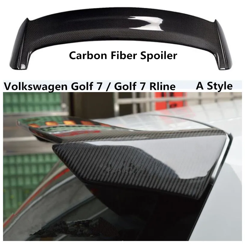 Спойлер из углеволокна для Volkswagen Golf 7/Golf 7 Rline- высокое качество Спойлеры Модификация аксессуары
