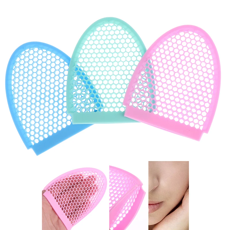 

1PCS Silicone Honeycomb Cleansing Brush Gloves Deep Exfoliating Precision Pore Cleansing Removes Acne Blackhead Washing Brush