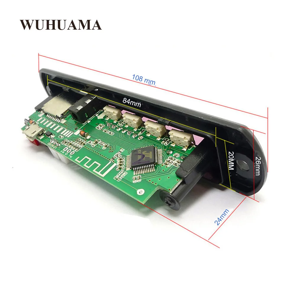DIY Мини USB MP3 плеер Bluetooth модуль ЖК экран поддержка 16 Гб слот карты micro sd цифровой