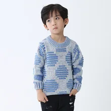 Хит, цветные свитера для мальчиков, осень, свитер, пуловеры, удобная детская трикотажная одежда с круглым вырезом, зимняя одежда с длинными рукавами