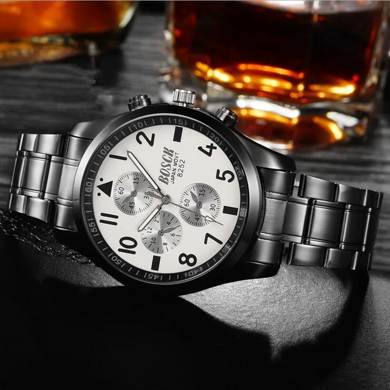 

men's fashion quartz watch is elegant and simple leisure business watch.