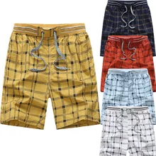 Повседневные летние мужские шорты с эластичной резинкой на талии, спортивные шорты, повседневные хлопковые свободные спортивные пляжные шорты Y613