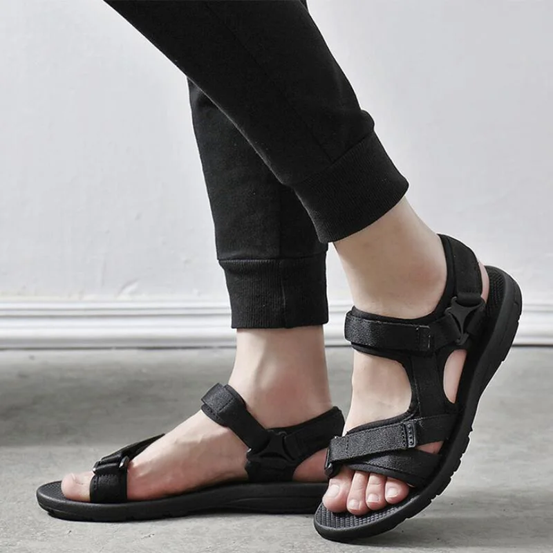 2018 summer gladiator men's beach sandals outdoor shoes Roman men casual shoe flip flops large size 45 good quality