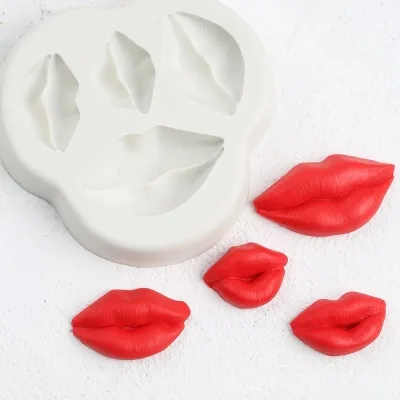 Силиконовые формы для выпечки помадные формы 3D губы плесень помадка для украшения торта инструменты силиконовые шоколадная мастика