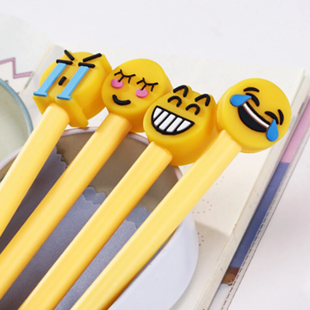 

1Pcs Kawaii Photo Album Canetas Gel Ink Pen Emoji Gel Pens Set School Supplies Office Writing Stationary