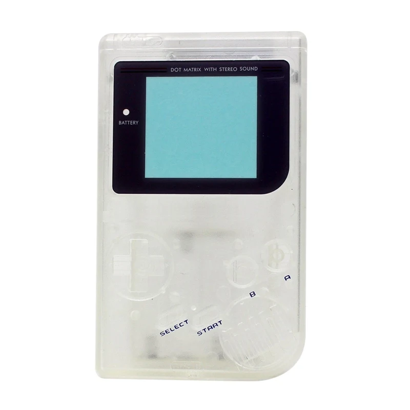 Высокое качество чехол Пластиковый корпус для игры приставка Gameboy GB - Цвет: Transparent White