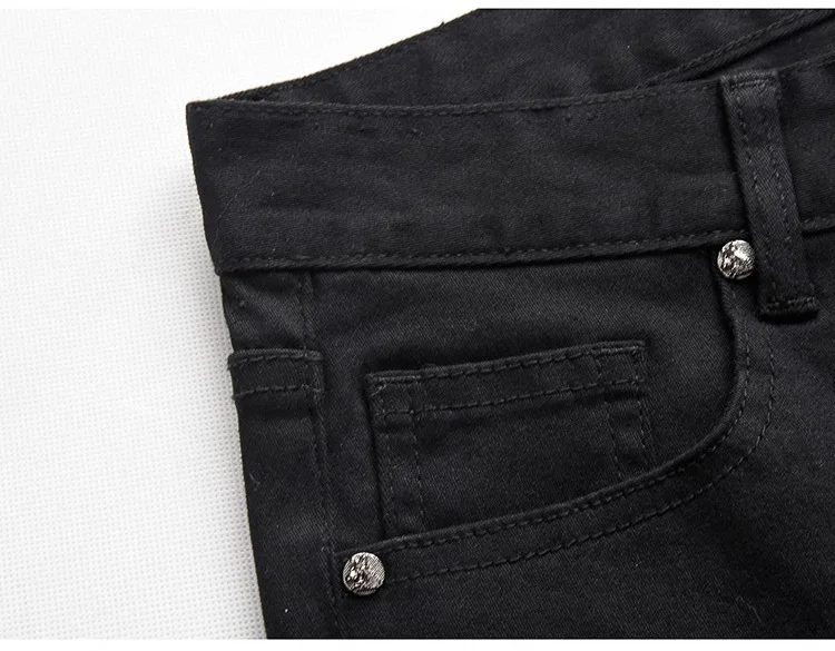 Sokotoo мужские черные джинсы с принтом черепа инопланетянина огненный принт повседневные обтягивающие Стрейчевые джинсовые штаны с цветным рисунком