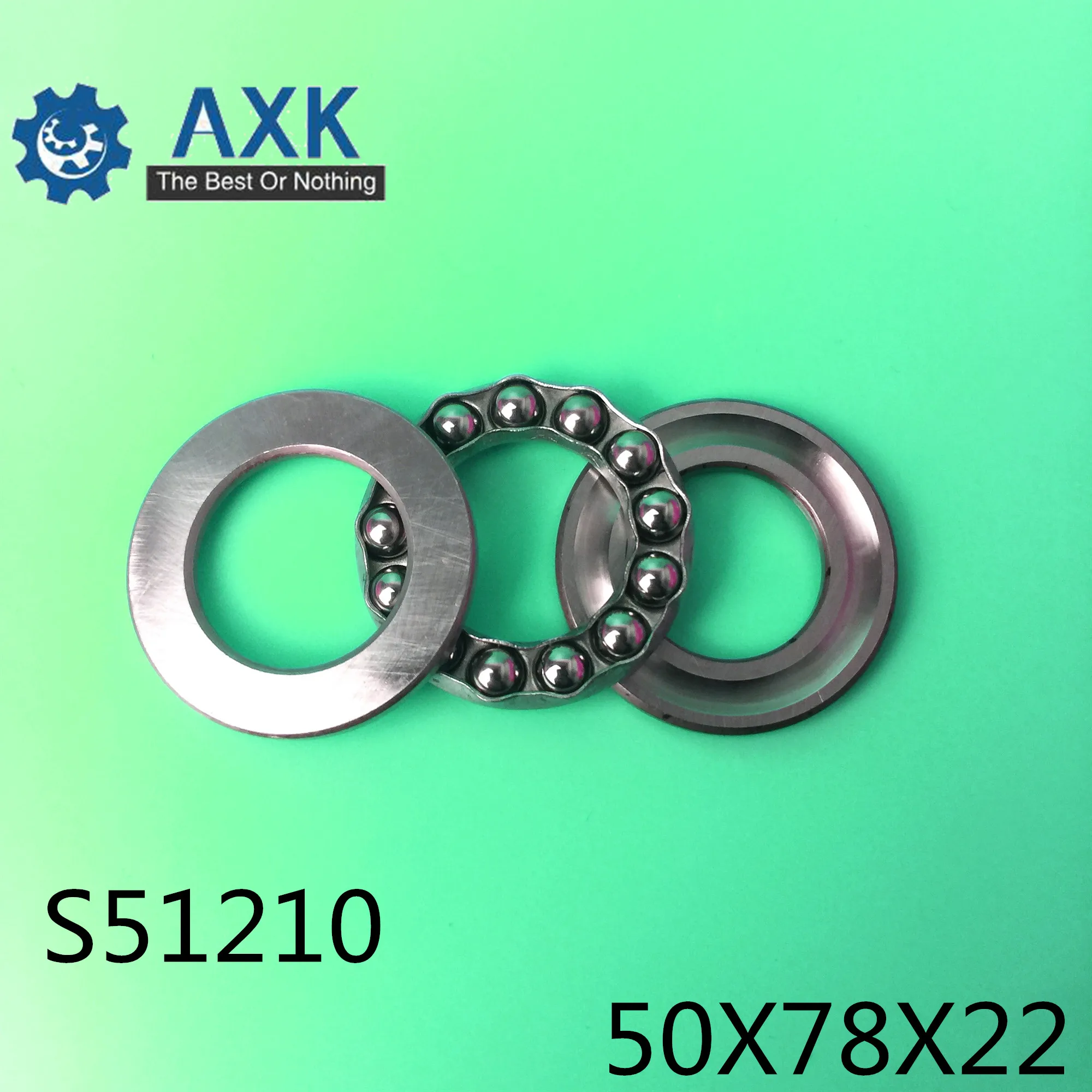 S51210 Bearing 50*78*22 mm ( 1PC ) ABEC-1 Stainless Steel Thrust S 51210 Ball Bearings | Обустройство дома