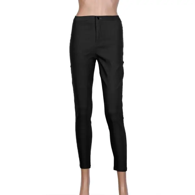 

feitong 2018 Plus Size jeans women Black jeans High Waist Denim women pants high elastic Skinny Pencil Stretch Women Jeans #3