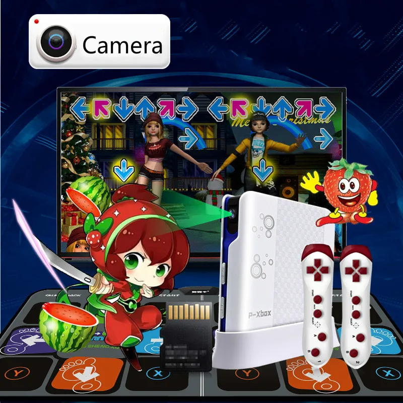Apoio da Câmera Esteira de Dança Console do Jogo para tv 11mm sem Fio Cdragon Movimento Sensing Dança Almofada Sliming Jogo pc Tapete Fitness