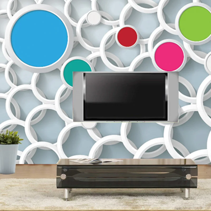 

Personalized custom 3d stereoscopic large mural wall paper TV backdrop living room TV wall wallpaper non-woven wall covering