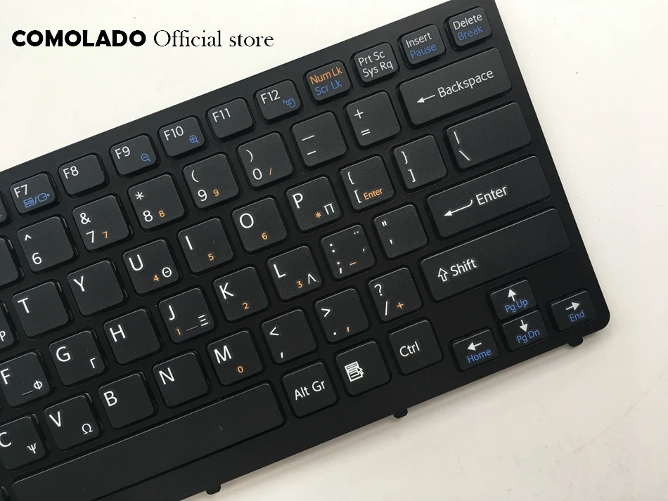 GK Greek keyboard for Sony Vaio VPC-CW VPC CW VPCCW CW16EC CW18FC CW26EC CW28EC CW2S3C CW2S6C Black with frame Keyboard GK layout (2)