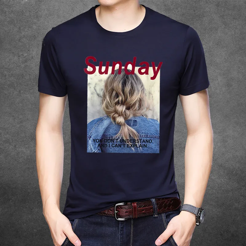 2019 Smmer tops t shirts funny short sleeve t shirts funny cotton sunday print casual homme tops & tees plus size mens clothing 2019 Smmer tops t shirts funny short sleeve t shirts funny cotton sunday print casual homme tops & tees plus size mens clothing