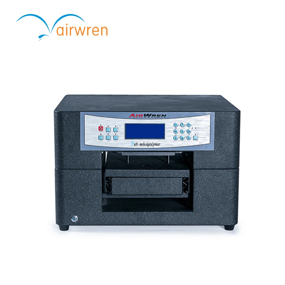 

Clothes T-shirt Printer T Shirt Printing Machine A4 Format Automatic Digital Flatbed Textile Printer