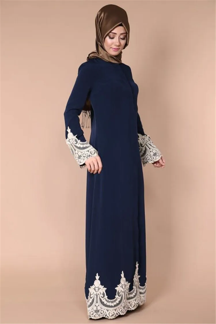 Мусульманское платье одежда Кафтан Исламская Абая для женщин