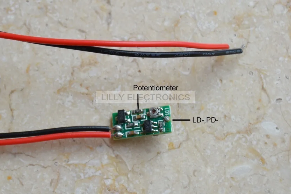 M-type Common-cathode Pin Лазерная Диодная схема привода PCB Постоянная мощность APC DIY Lab