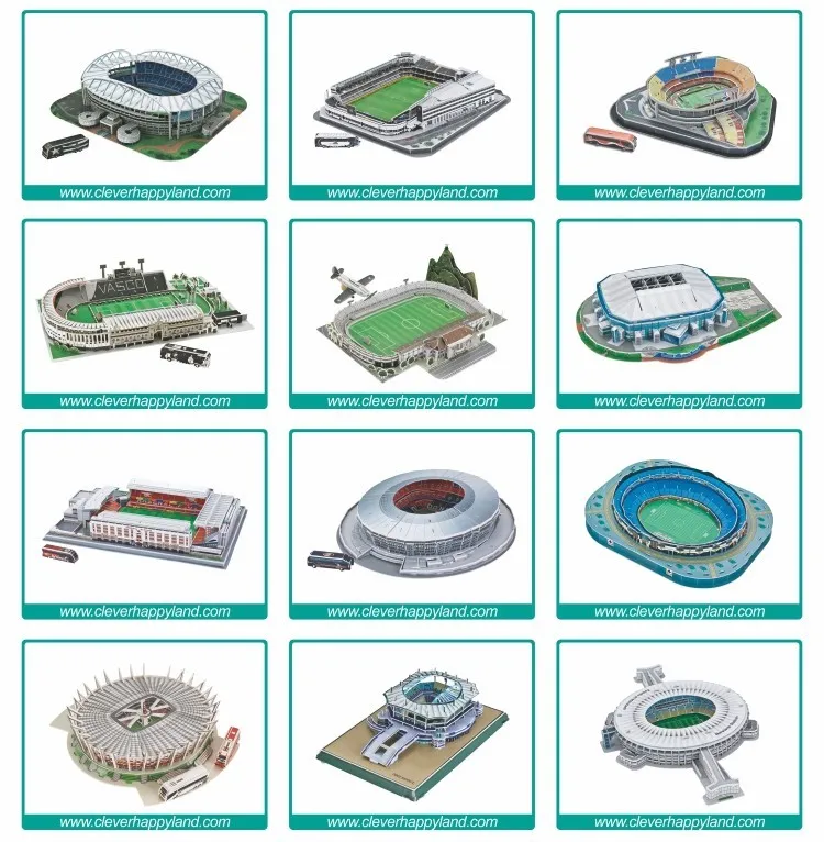 3D головоломка футбольный стадион Palmeiras SP сувенир головоломка модель игры игрушки Хэллоуин Рождество