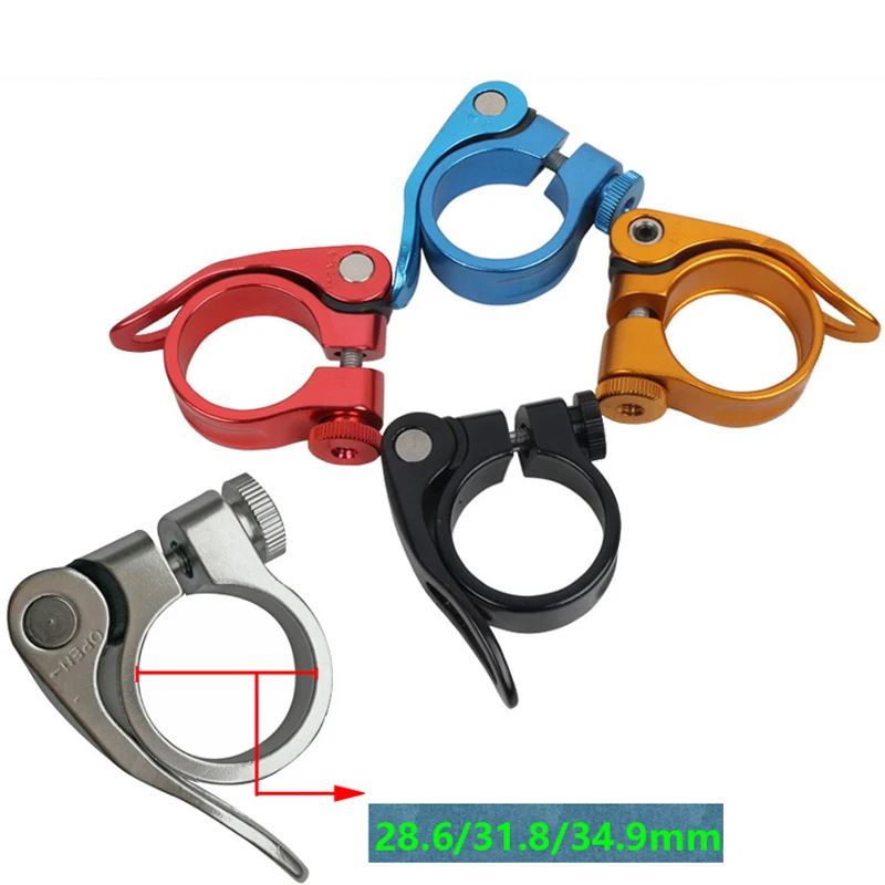 

Road MTB KC89 28.6 / 31.8 / 34.9mm Seat Post Clamp Mountain Bicycle Quick Release Seatpost Clamps Cycling Bike Pipe Clamp