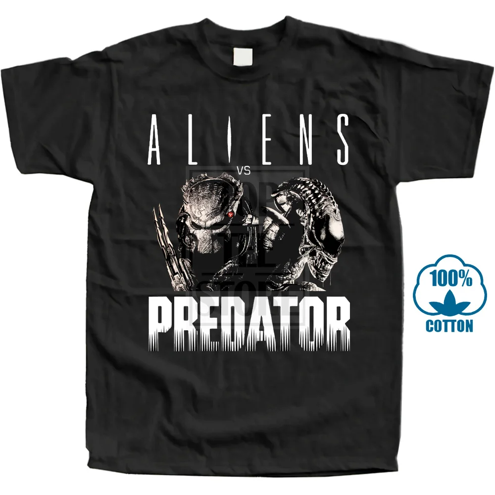 

Alien Vs Predator V1 Movie Poster T Shirt Black All Sizes S To 4Xl New