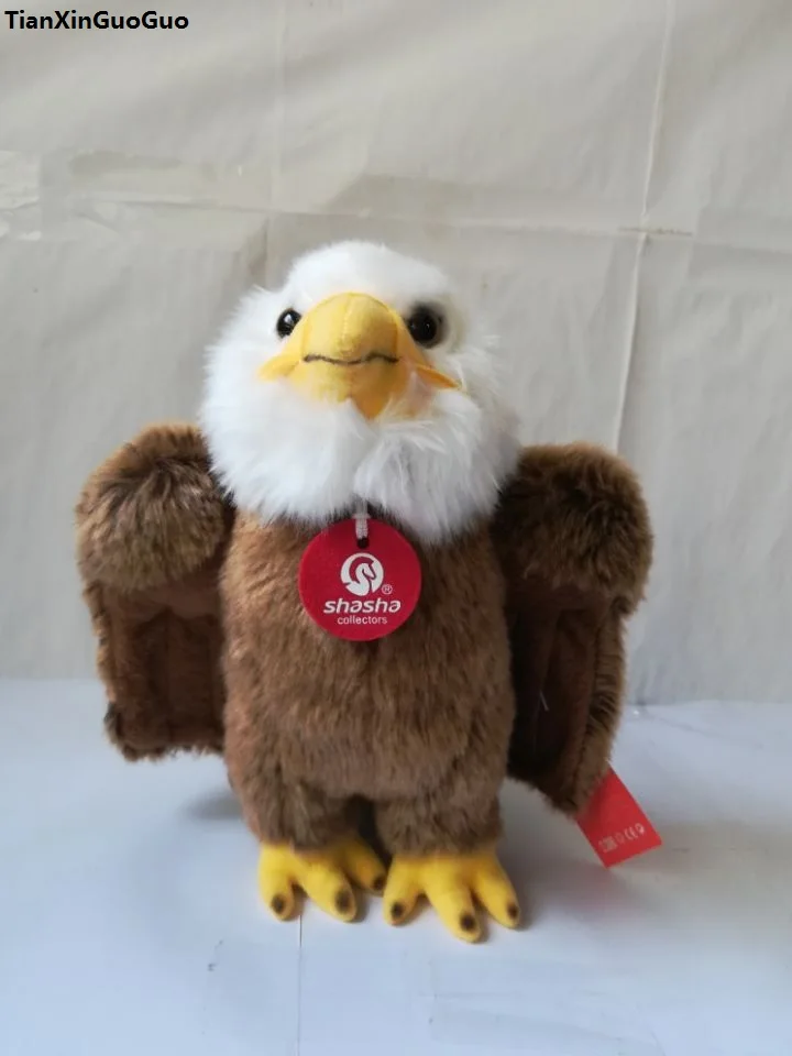 

about 25cm soft eagle plush toy spreading wings eagle soft doll kid's toy,birthday gift s2071