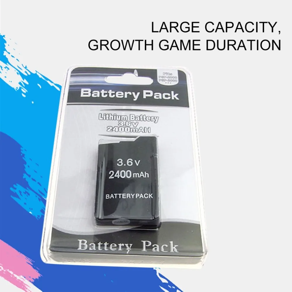 

3.6V 2400mAh Battery Pack For Sony PSP2000 PSP3000 PSP 2000 PSP 3000 Gamepad Battery For PlayStation Portable Controller