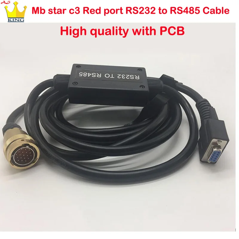 mb star c3 Red port RS232 to RS485 Cable high quality with PCB