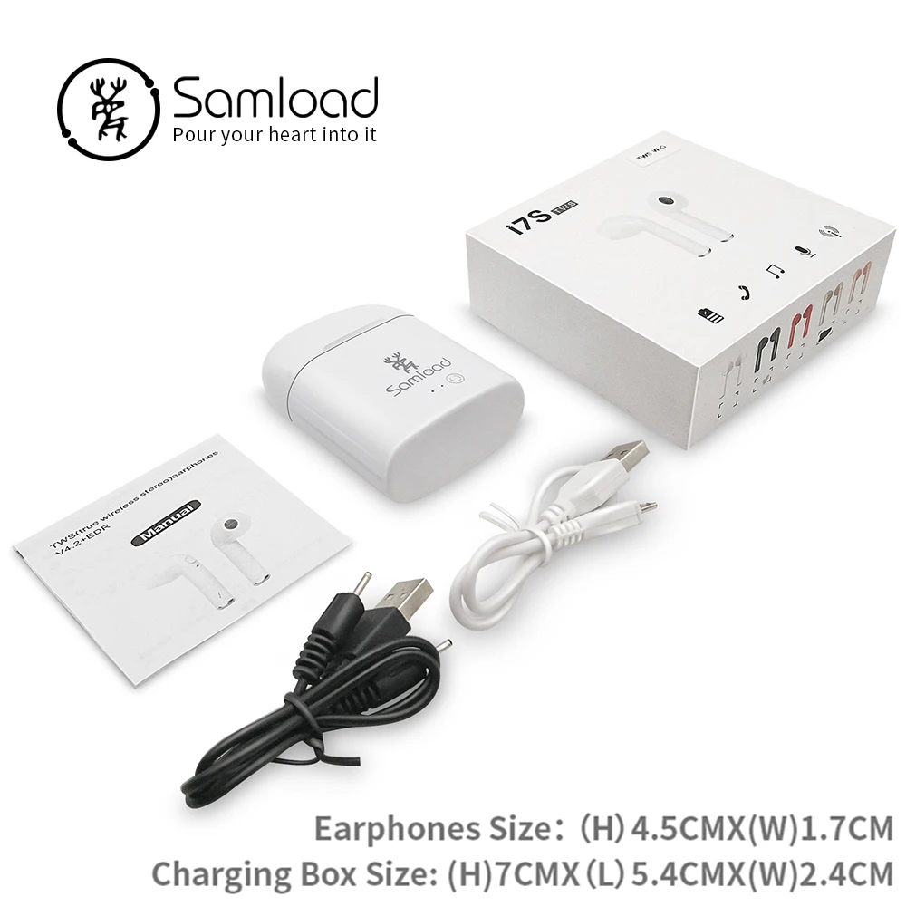 Best Seller Samload Bluetooth Headphone Earbuds Wireless Headset With