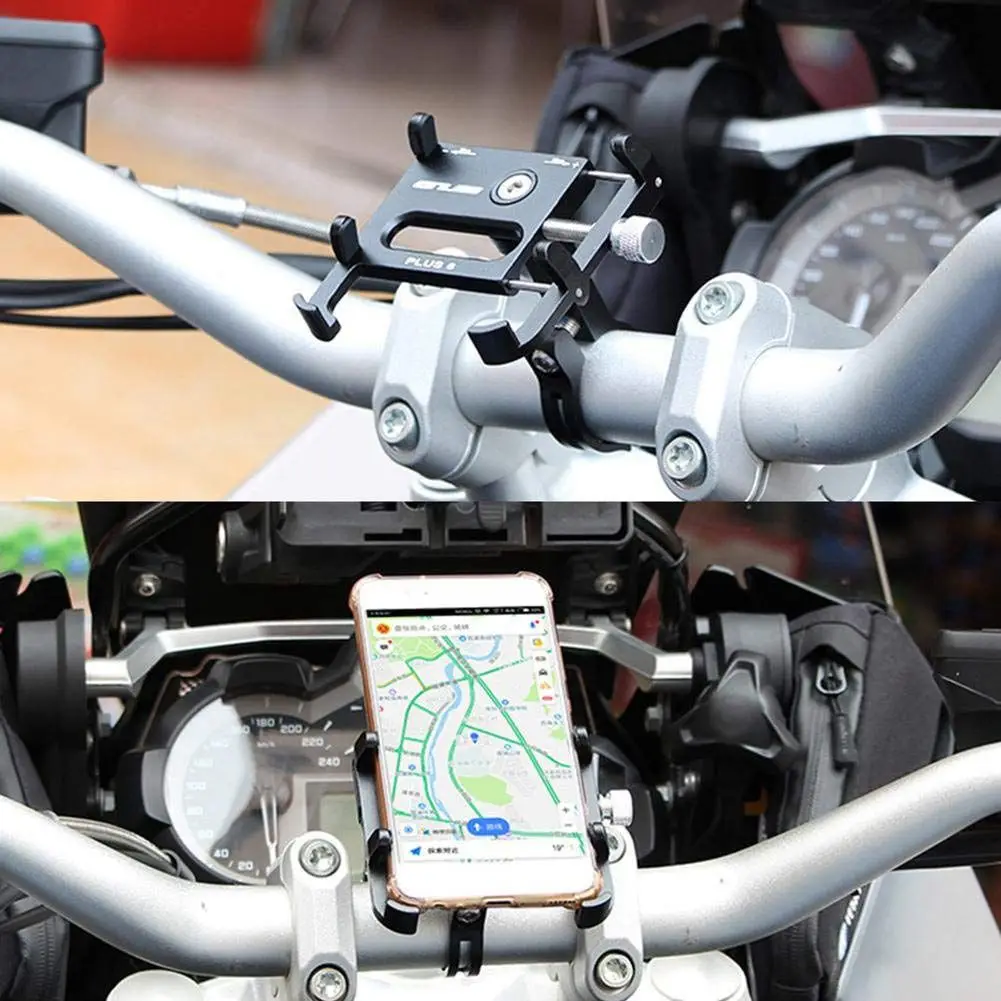 

GUB Phone Mount Holder for Bike, Universal 360 Degrees Rotating Adjustable Motorcycle and Bicycle Handlebar Cellphone Holder f