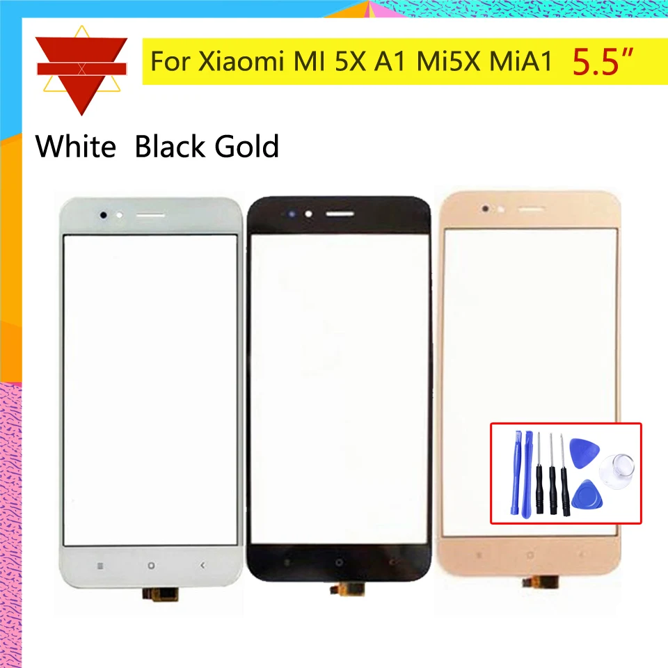 

Original Mi 5X LCD Display Touch Screen For Xiaomi Mi A1 5X Mi5X Touch Screen Sensor LCD Display Digitizer Front Outer Glass