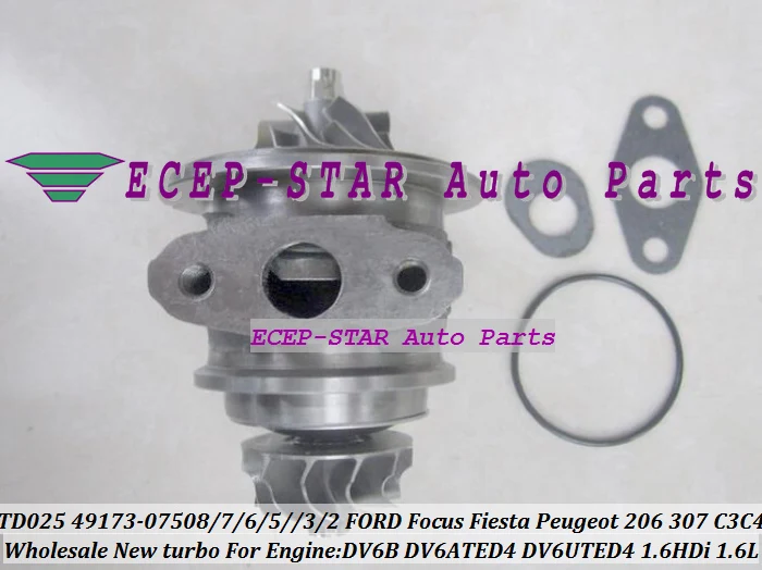 TD025 49173-07508 49173-07507 49173-07506 49173-07503 For FORD Focus Fiesta Peugeot 206 307 308 Citroen C3 C4 DV6ATED4 1.6L HDi Turbo (2)