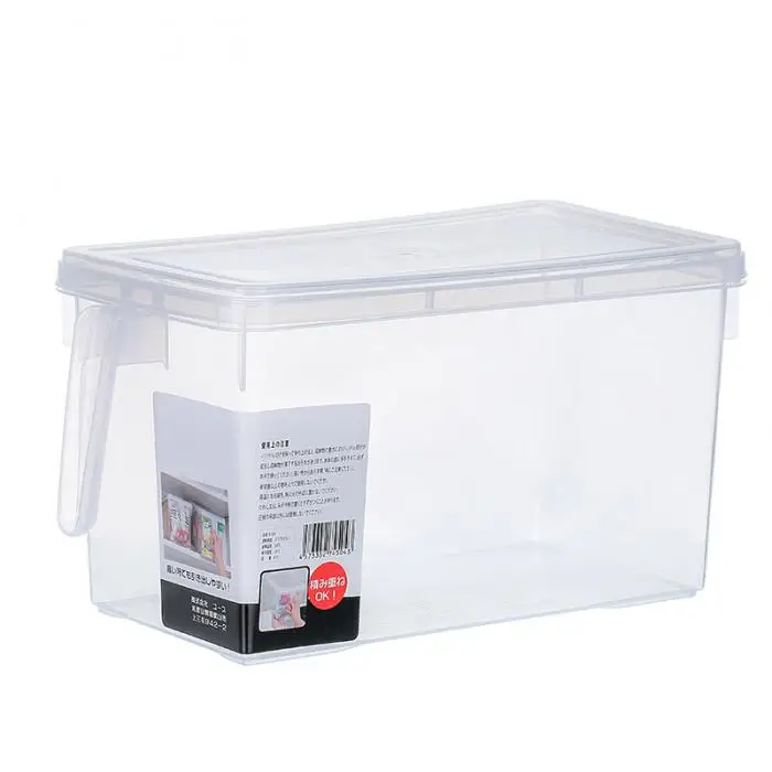Коробка для хранения холодильника зерновые бобы герметичный Органайзер контейнер прозрачный для кухни-капля