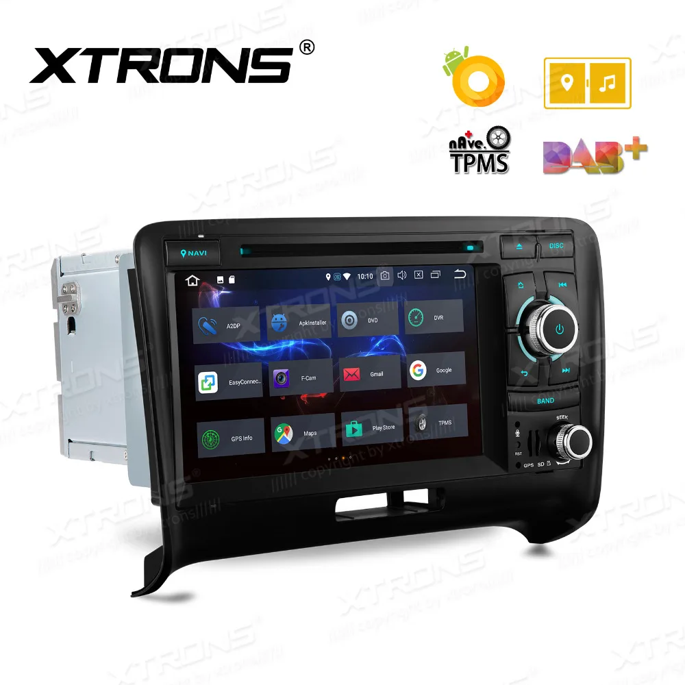 Cheap XTRONS Octa Core 7"Android 8.0 Car DVD Player Radio Stereo for Audi TT MK2 8J 2006 2007 2008 2009 2010 2011 2012 GPS DAB+WIFI 4G 1