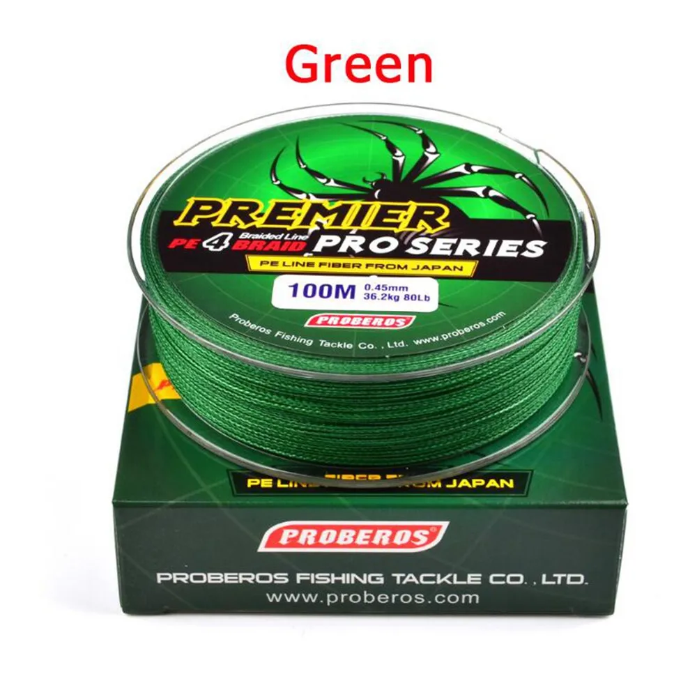 

5 Pcs 100M Durable Fishing Line Mono Filament Stranded Fishing Line Japanese Brand 4 Wires From 6LB to 100LB Weaving Thread