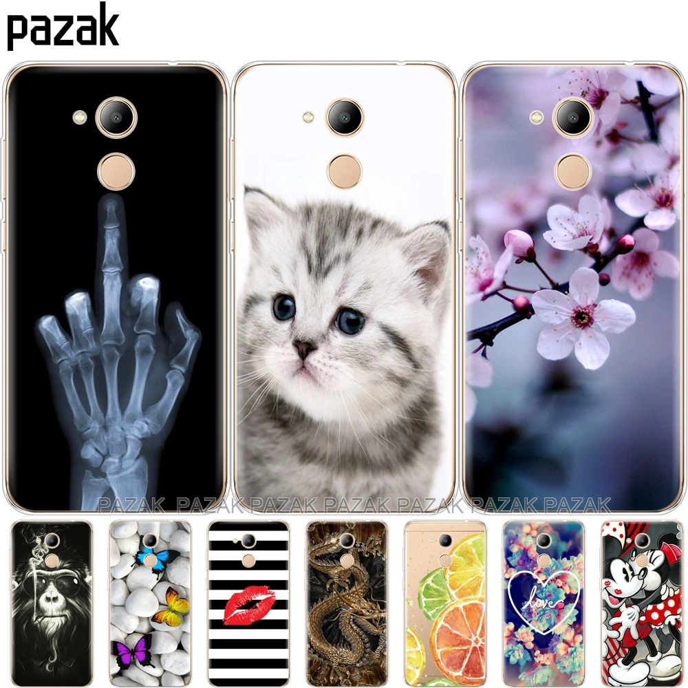 

Silicone phone Case For Huawei Honor 6C Pro 5.2" Soft TPU phone back cover For Huawei 6C Pro / V9 PLAY full 360 shockproof new