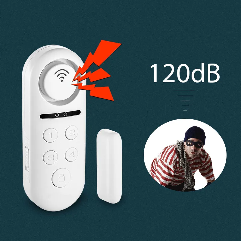 WD3 120dB Loud Sound wifi Wireless door/Window sensor alarm security