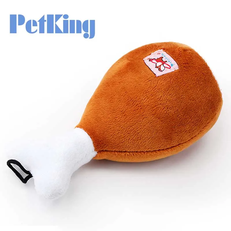 Chicken Plush pet dog Sound squeakers squeaky Toy Big Drumstick dog toy dog productin Dog Toys