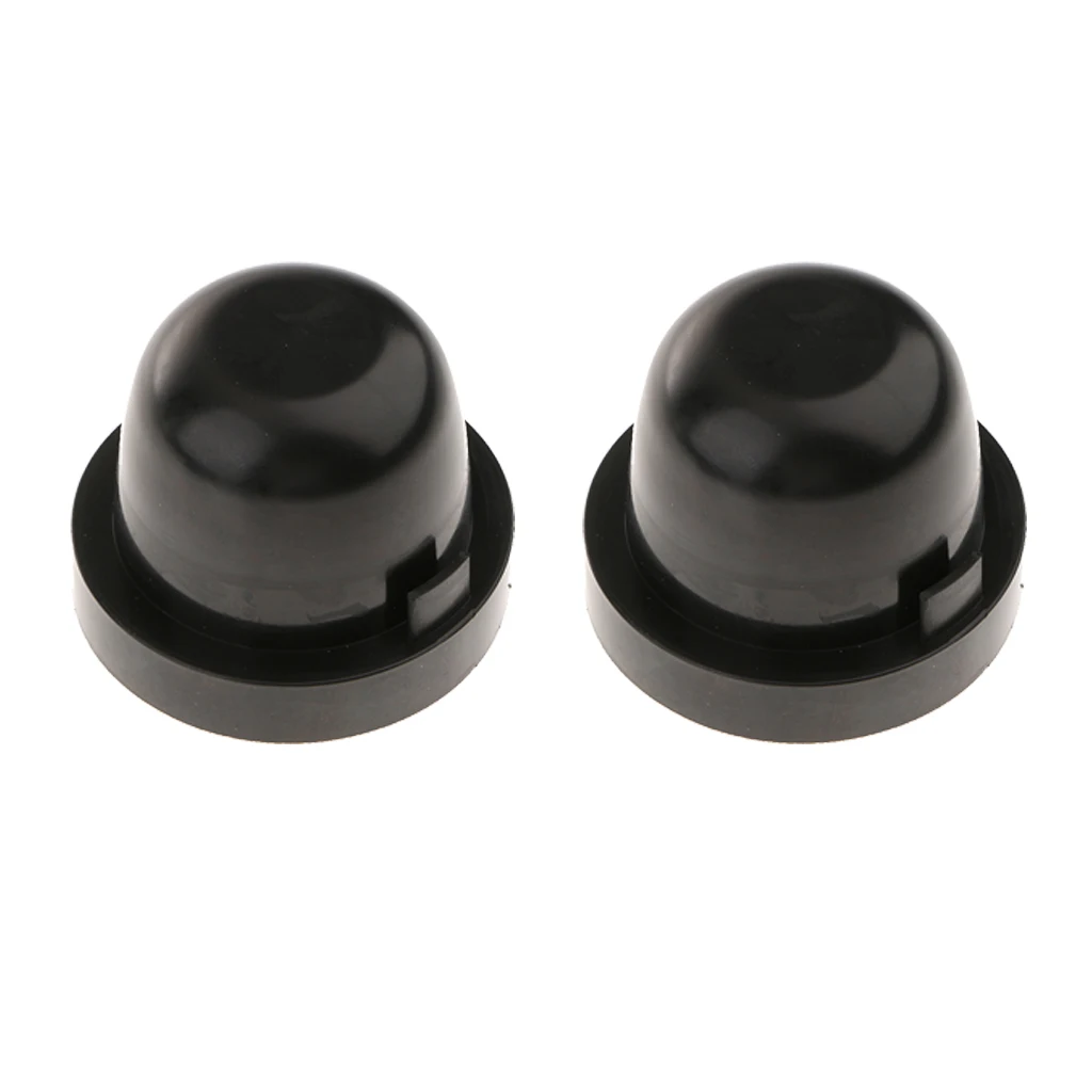 2x Universal HID LED Headlight Headlamp Dust Cover Light Cap Dustproof 65mm/70mm/75mm Rubber Housing Seal Cap