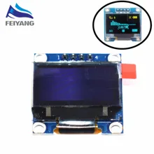5 шт 0,9" желтый синий 0,96 дюйма O светодиодный модуль 128X64 O светодиодный ЖК-дисплей светодиодный Дисплей модуль 0,96" IIC I2C общаться MODU