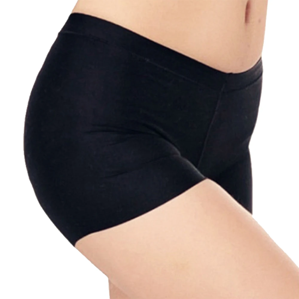 

Summer Ice Silk Women Soft Cotton Modal Seamless Safety Short Pants Under Skirt Shorts Short Tights Black White Breathable xlia