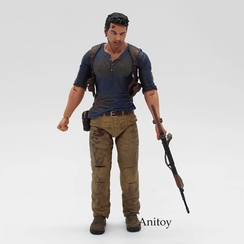 NECA Uncharted 4 конец вора Натан Дрейк Ultimate Edition ПВХ фигурка Коллекционная модель игрушки " 18 см KT3423