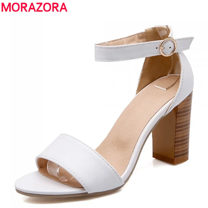 sandale talon blanche femme