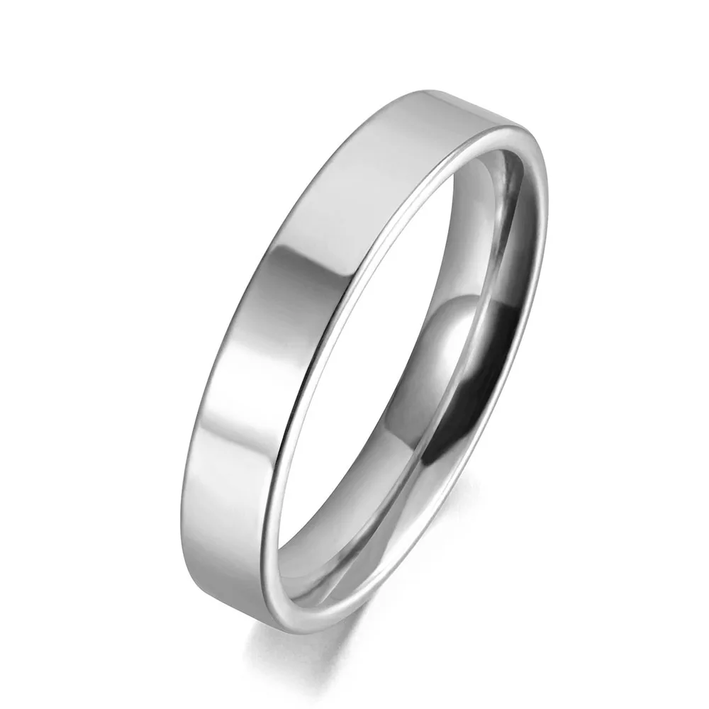 ZooMango трендовые Простые Кольца для мужчин и женщин из нержавеющей стали минималистичный ветер глянцевое кольцо на свадебный юбилей ювелирные изделия ZR19032