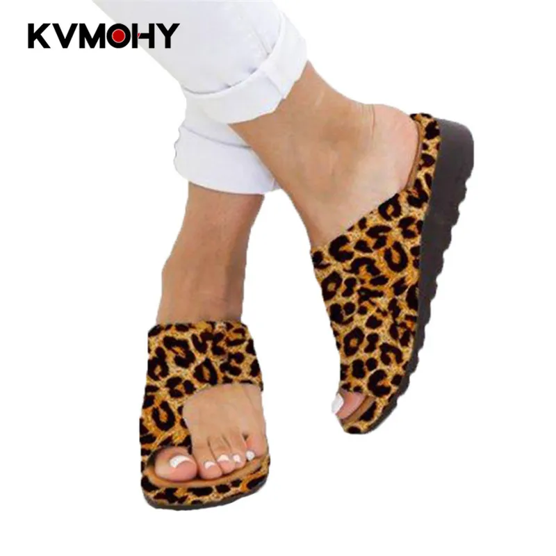 

Slides Women Summer Woman Slippers PU Leather Toe Sandals Roman Style Woman Shoes Flat Slippers Beach Flip Flops
