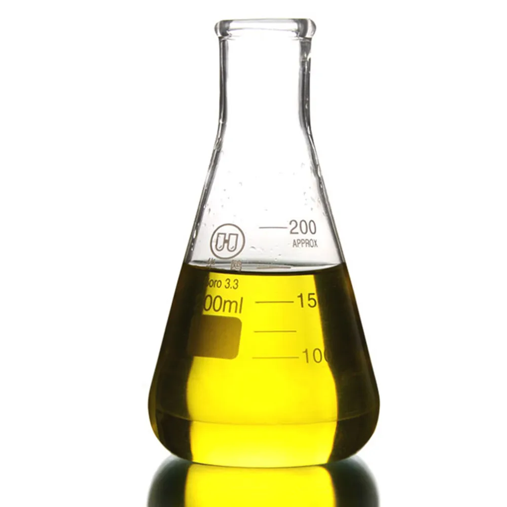 200 мл, Эрленмейера, лабораторное боросиликатное стекло химии коническая бутылка узкий рот