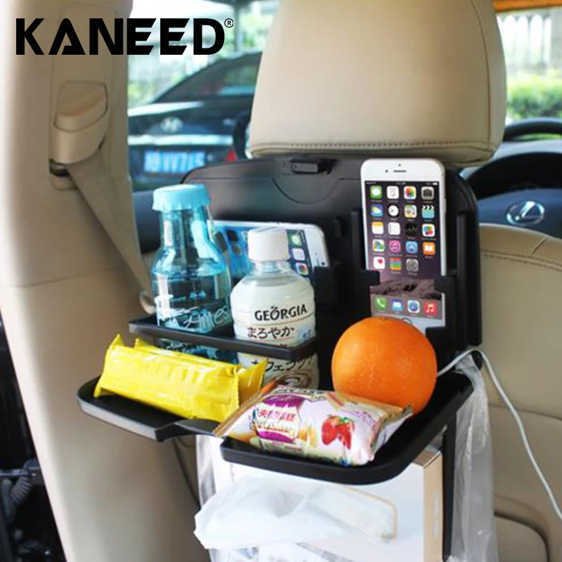 Car Auto Back Seat Folding Table Drink Food Cup Tray Holder Stand Desk