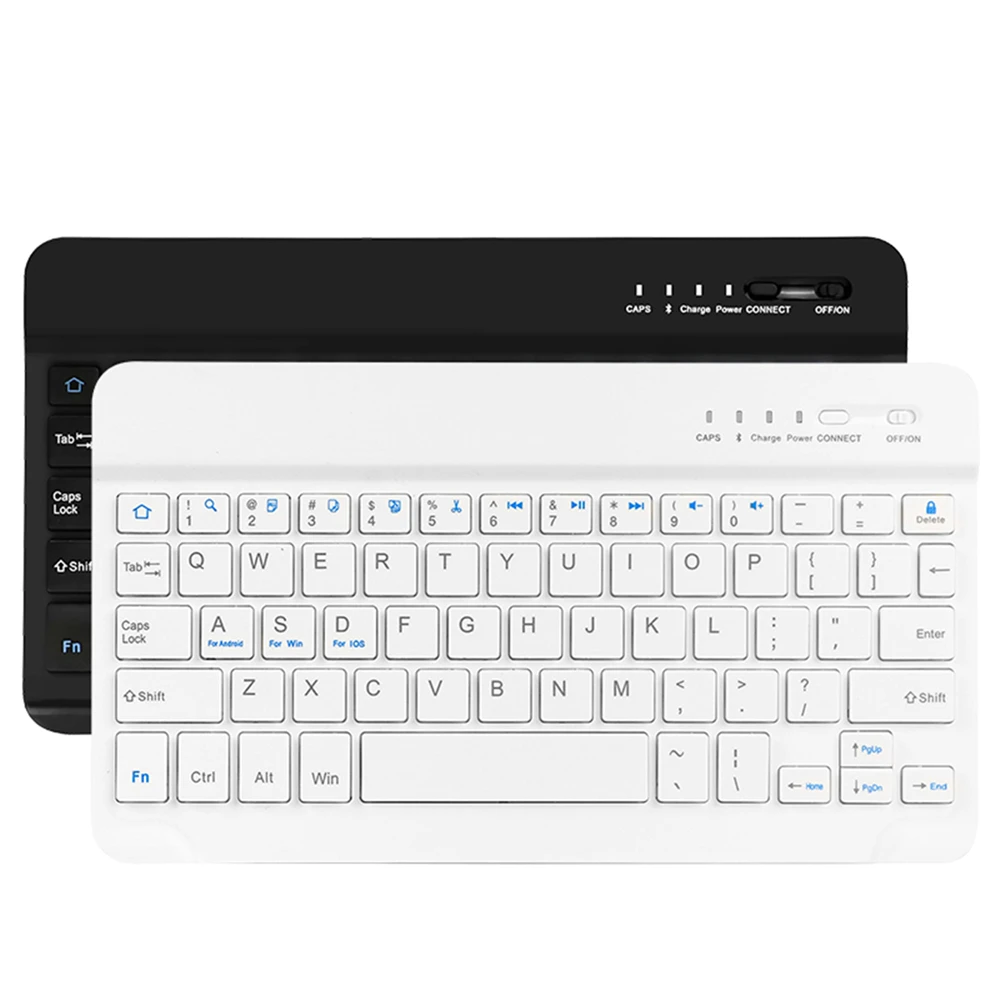 Kemile тонкая портативная беспроводная bluetooth-клавиатура с подсветкой для IPad ноутбука планшета смартфона IOS Android Windows универсальный