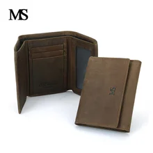 2016 New High Quality Genuine Leather Men Wallets Vintage Cowskin Purse Famous Brand Men's Three Folds Wallet For Man TW1632 2016 New High Quality Genuine Leather Men Wallets Vintage Cowskin Purse Famous Brand Men's Three Folds Wallet For Man TW1632