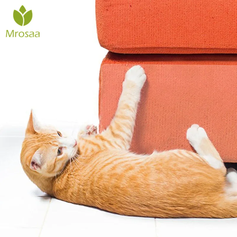 Mrosaa 2 Pcs Cat Scratching Adhesive Corner Guard No Pins Needed For Cat Scratchers Furniture