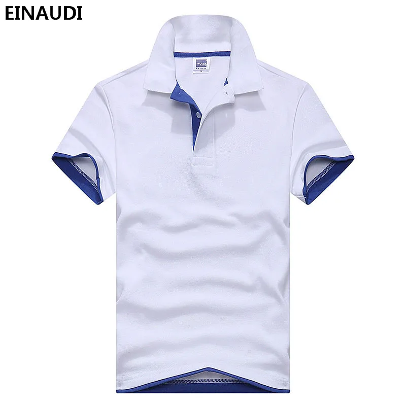 EINAUDI 2018 плюс Размеры XS-3XL Фирменная Новинка Для мужчин рубашки поло короткий рукав