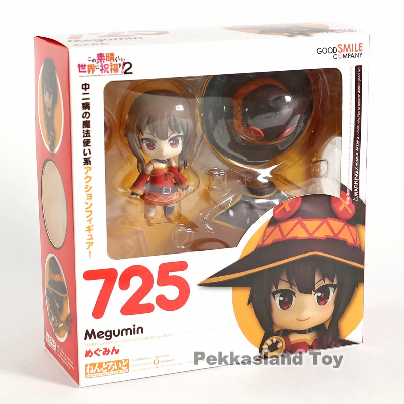 Комиксы аниме KonoSuba Божье благословение на этом чудесном мире 2 Megumin Nendoroid 725# фигурка игрушки